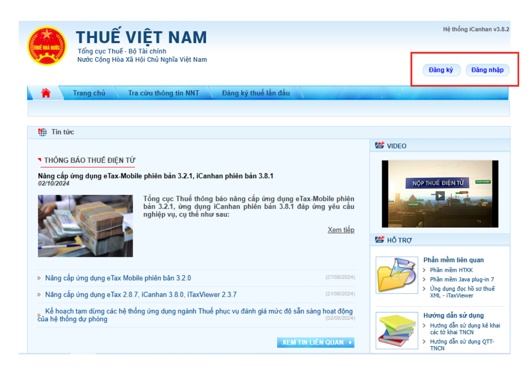 Khai thuế 